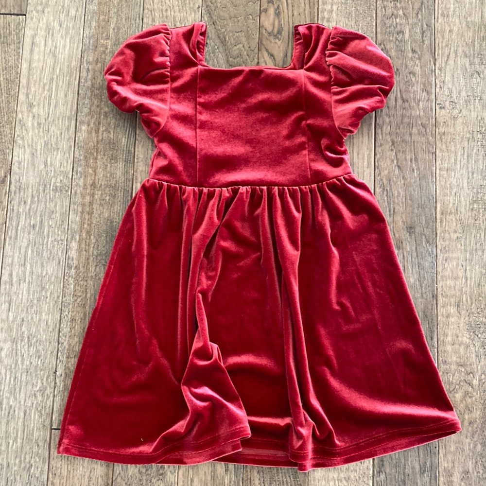 Baby Gap 5T Puff Sleeve Christmas Dress